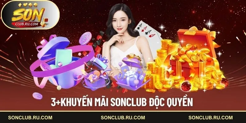 3+khuyến mãi SONCLUB độc quyền 